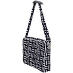 Frets Mosaic Pattern Geometric Cross Body Office Bag