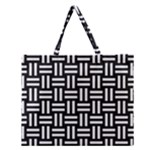 Frets Mosaic Pattern Geometric Zipper Large Tote Bag