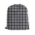 Frets Mosaic Pattern Geometric Drawstring Pouch (2XL)