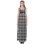 Frets Mosaic Pattern Geometric Empire Waist Maxi Dress