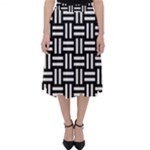 Frets Mosaic Pattern Geometric Classic Midi Skirt