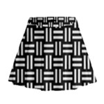 Frets Mosaic Pattern Geometric Mini Flare Skirt