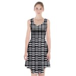 Frets Mosaic Pattern Geometric Racerback Midi Dress