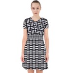 Frets Mosaic Pattern Geometric Adorable in Chiffon Dress