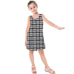 Frets Mosaic Pattern Geometric Kids  Sleeveless Dress