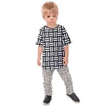 Frets Mosaic Pattern Geometric Kids  Raglan T-Shirt