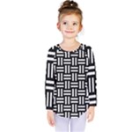 Frets Mosaic Pattern Geometric Kids  Long Sleeve T-Shirt