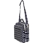 Frets Mosaic Pattern Geometric Crossbody Day Bag