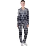 Frets Mosaic Pattern Geometric Casual Jacket and Pants Set