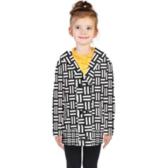 Kids  Double Breasted Button Coat 