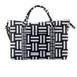 Frets Mosaic Pattern Geometric Carry-on Travel Shoulder Bag