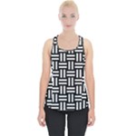 Frets Mosaic Pattern Geometric Piece Up Tank Top