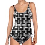 Frets Mosaic Pattern Geometric Tankini Set