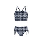 Frets Mosaic Pattern Geometric Girls  Tankini Swimsuit