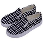 Frets Mosaic Pattern Geometric Kids  Canvas Slip Ons