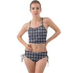 Frets Mosaic Pattern Geometric Mini Tank Bikini Set