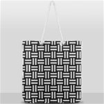 Frets Mosaic Pattern Geometric Full Print Rope Handle Tote (Large)