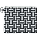 Frets Mosaic Pattern Geometric Canvas Cosmetic Bag (XXXL)