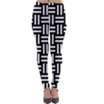 Frets Mosaic Pattern Geometric Lightweight Velour Leggings