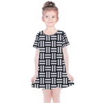 Frets Mosaic Pattern Geometric Kids  Simple Cotton Dress