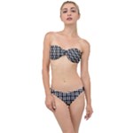 Frets Mosaic Pattern Geometric Classic Bandeau Bikini Set