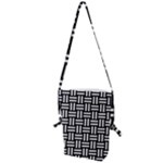 Frets Mosaic Pattern Geometric Folding Shoulder Bag