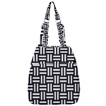 Frets Mosaic Pattern Geometric Center Zip Backpack