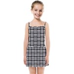 Frets Mosaic Pattern Geometric Kids  Summer Sun Dress