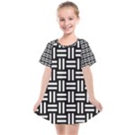 Frets Mosaic Pattern Geometric Kids  Smock Dress