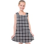 Frets Mosaic Pattern Geometric Kids  Cross Back Dress