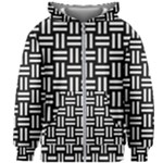 Frets Mosaic Pattern Geometric Kids  Zipper Hoodie Without Drawstring