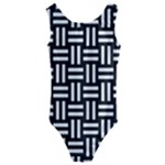 Frets Mosaic Pattern Geometric Kids  Cut-Out Back One Piece Swimsuit