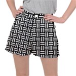 Frets Mosaic Pattern Geometric Women s Ripstop Shorts