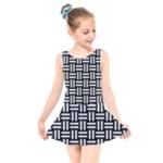 Frets Mosaic Pattern Geometric Kids  Skater Dress Swimsuit