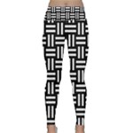 Frets Mosaic Pattern Geometric Lightweight Velour Classic Yoga Leggings