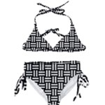 Frets Mosaic Pattern Geometric Kids  Classic Bikini Set