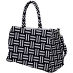 Frets Mosaic Pattern Geometric Duffel Travel Bag