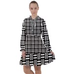 Frets Mosaic Pattern Geometric All Frills Dress