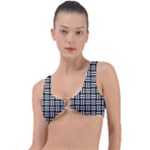 Frets Mosaic Pattern Geometric Ring Detail Bikini Top