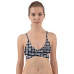 Frets Mosaic Pattern Geometric Wrap Around Bikini Top