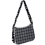 Frets Mosaic Pattern Geometric Zip Up Shoulder Bag