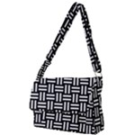 Frets Mosaic Pattern Geometric Full Print Messenger Bag (L)