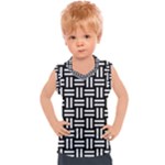 Frets Mosaic Pattern Geometric Kids  Sport Tank Top