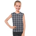 Frets Mosaic Pattern Geometric Kids  Mesh Tank Top