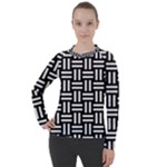 Frets Mosaic Pattern Geometric Women s Pique Long Sleeve T-Shirt