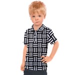 Frets Mosaic Pattern Geometric Kids  Polo T-Shirt