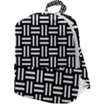 Frets Mosaic Pattern Geometric Zip Up Backpack