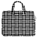 Frets Mosaic Pattern Geometric MacBook Pro 15  Double Pocket Laptop Bag 