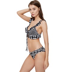 Low Cut Ruffle Edge Bikini Set 