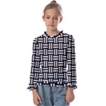 Frets Mosaic Pattern Geometric Kids  Frill Detail T-Shirt